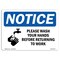 Signmission OSHA Notice, 12" Height, Peel And Stick Wall Graphic, OS-NS-RD-1218-L-17154 OS-NS-RD-1218-L-17154 - alternate 1